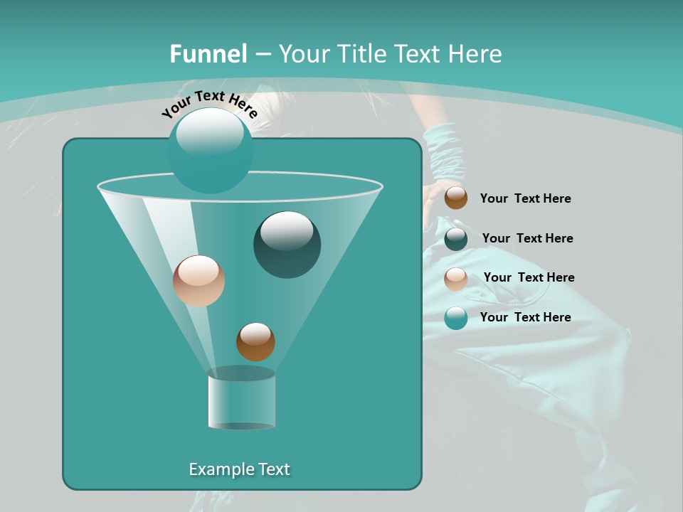 Elegance Agility Girl PowerPoint Template