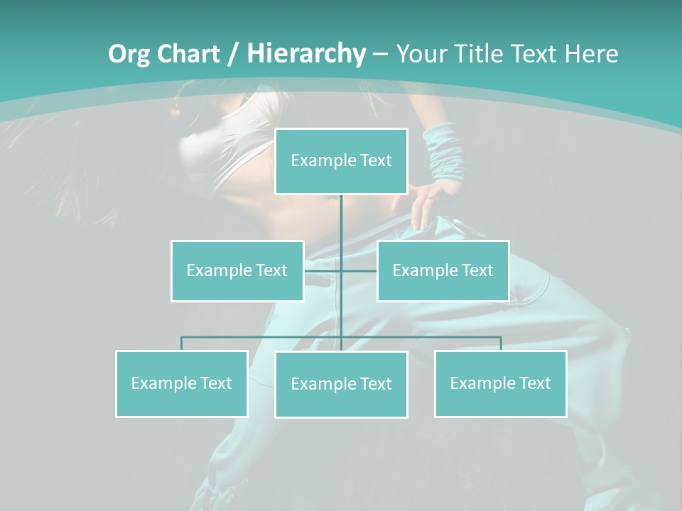 Elegance Agility Girl PowerPoint Template