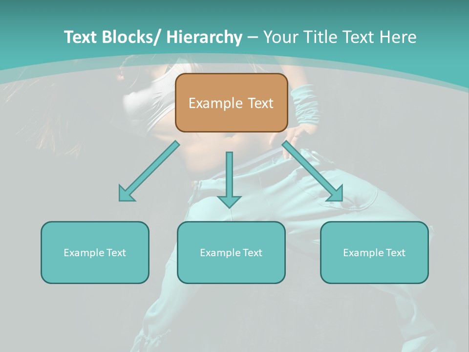 Elegance Agility Girl PowerPoint Template