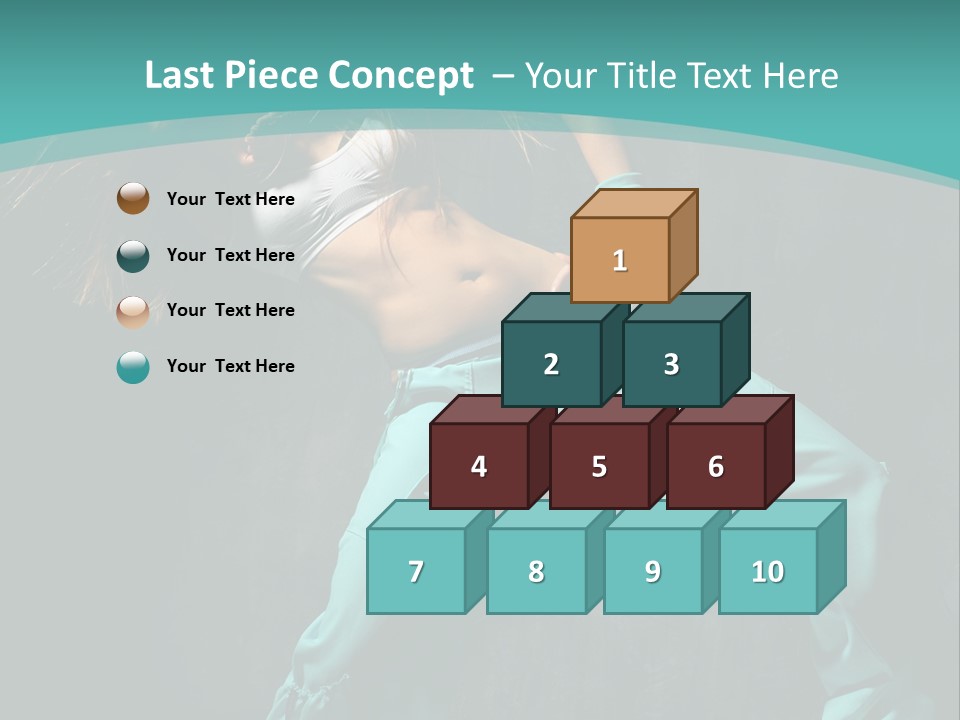 Elegance Agility Girl PowerPoint Template