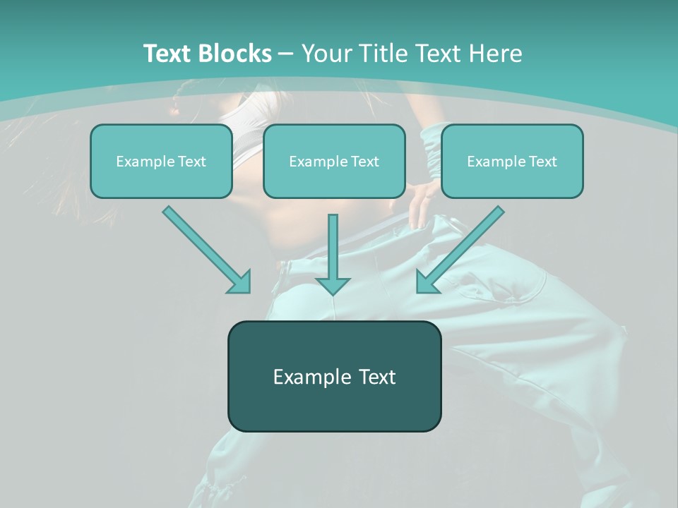 Elegance Agility Girl PowerPoint Template