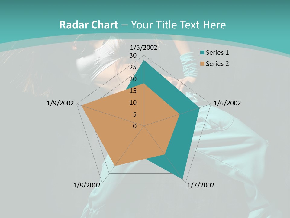 Elegance Agility Girl PowerPoint Template