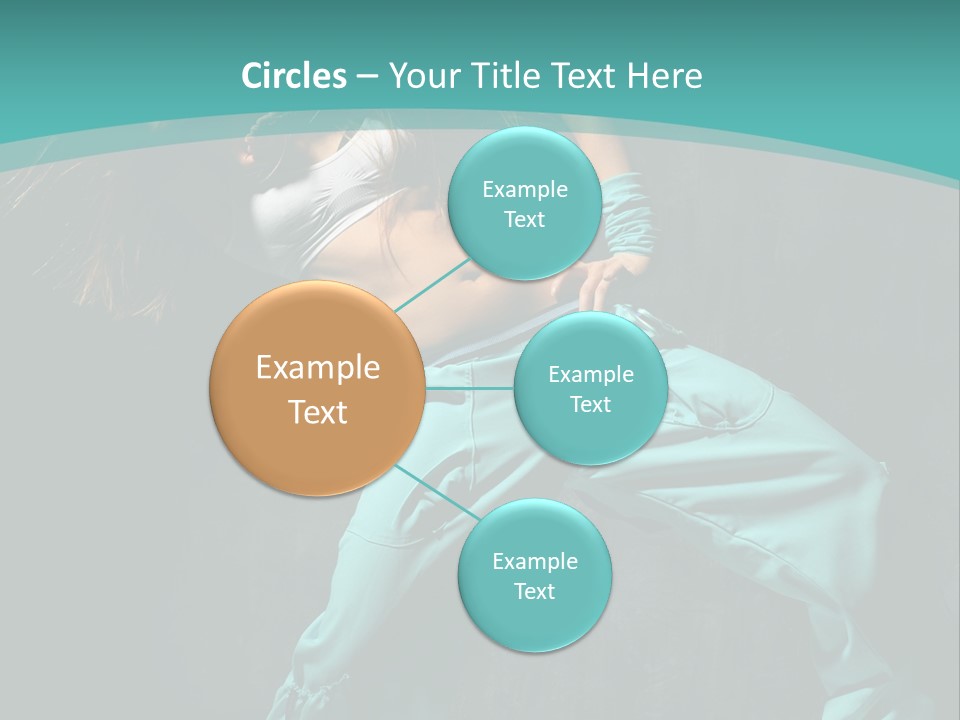 Elegance Agility Girl PowerPoint Template