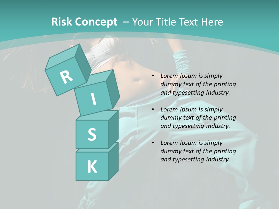 Elegance Agility Girl PowerPoint Template