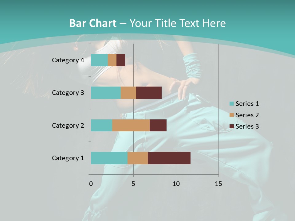 Elegance Agility Girl PowerPoint Template