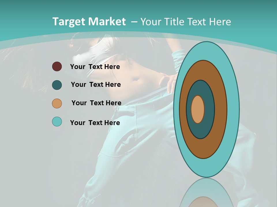 Elegance Agility Girl PowerPoint Template