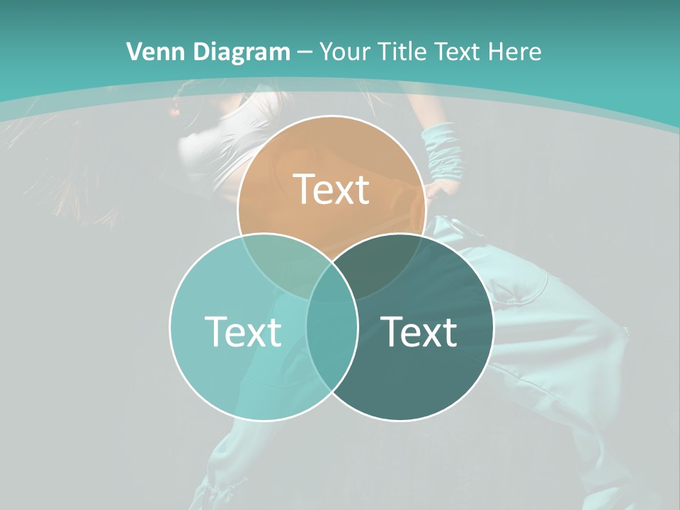 Elegance Agility Girl PowerPoint Template