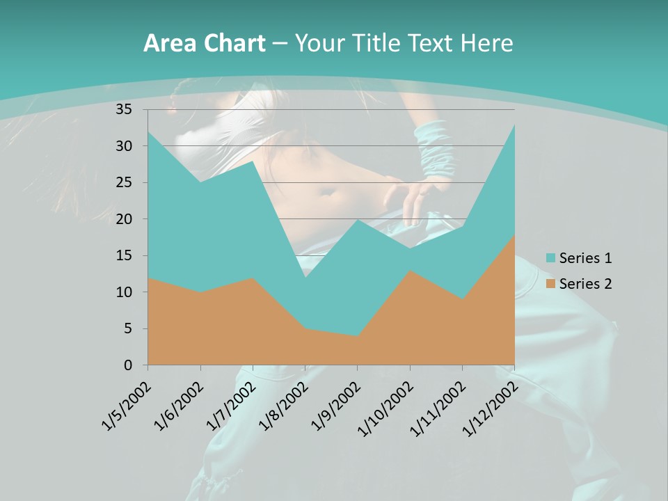 Elegance Agility Girl PowerPoint Template