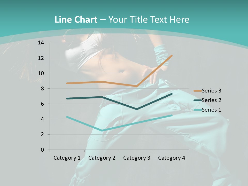 Elegance Agility Girl PowerPoint Template