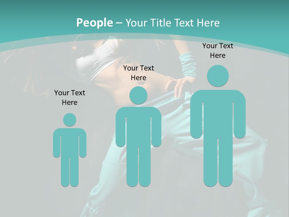 Elegance Agility Girl PowerPoint Template