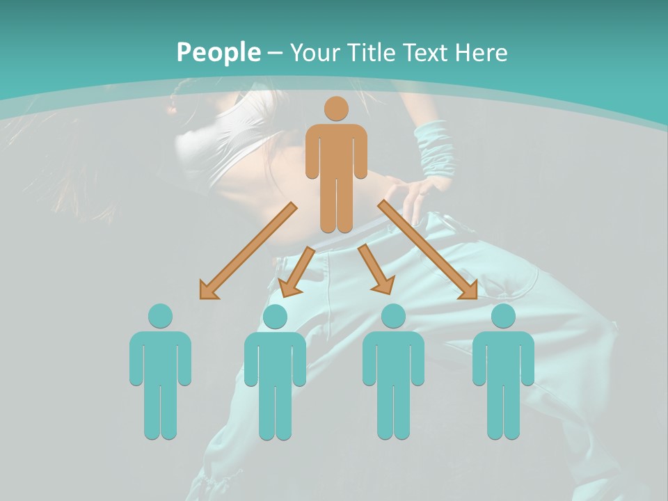 Elegance Agility Girl PowerPoint Template