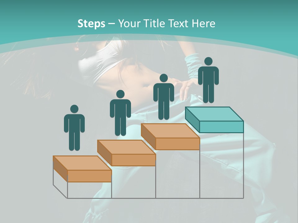 Elegance Agility Girl PowerPoint Template