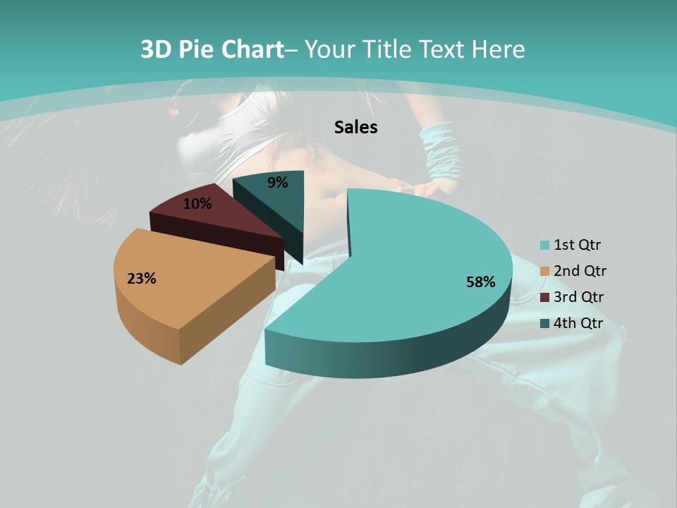 Elegance Agility Girl PowerPoint Template