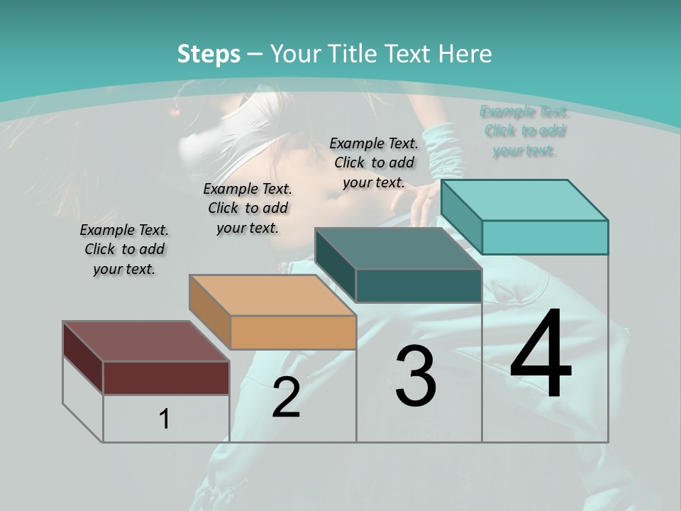 Elegance Agility Girl PowerPoint Template