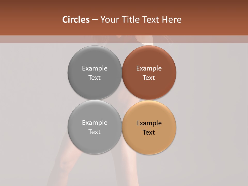 Performer Female Disco PowerPoint Template