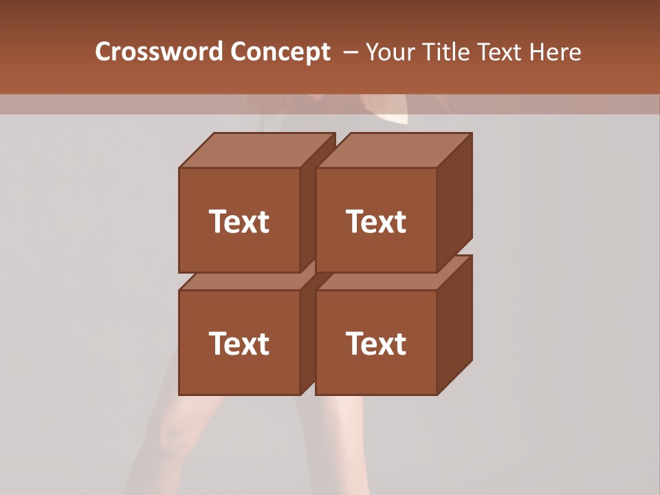 Performer Female Disco PowerPoint Template