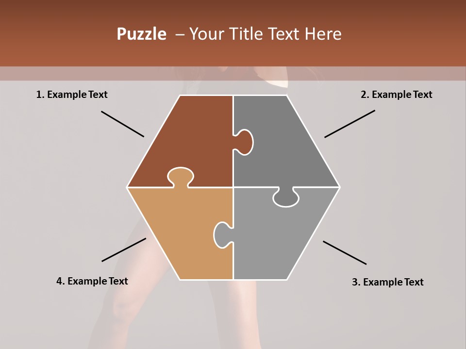 Performer Female Disco PowerPoint Template