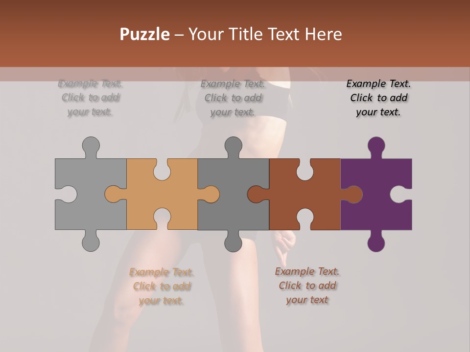 Performer Female Disco PowerPoint Template