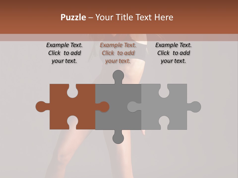 Performer Female Disco PowerPoint Template