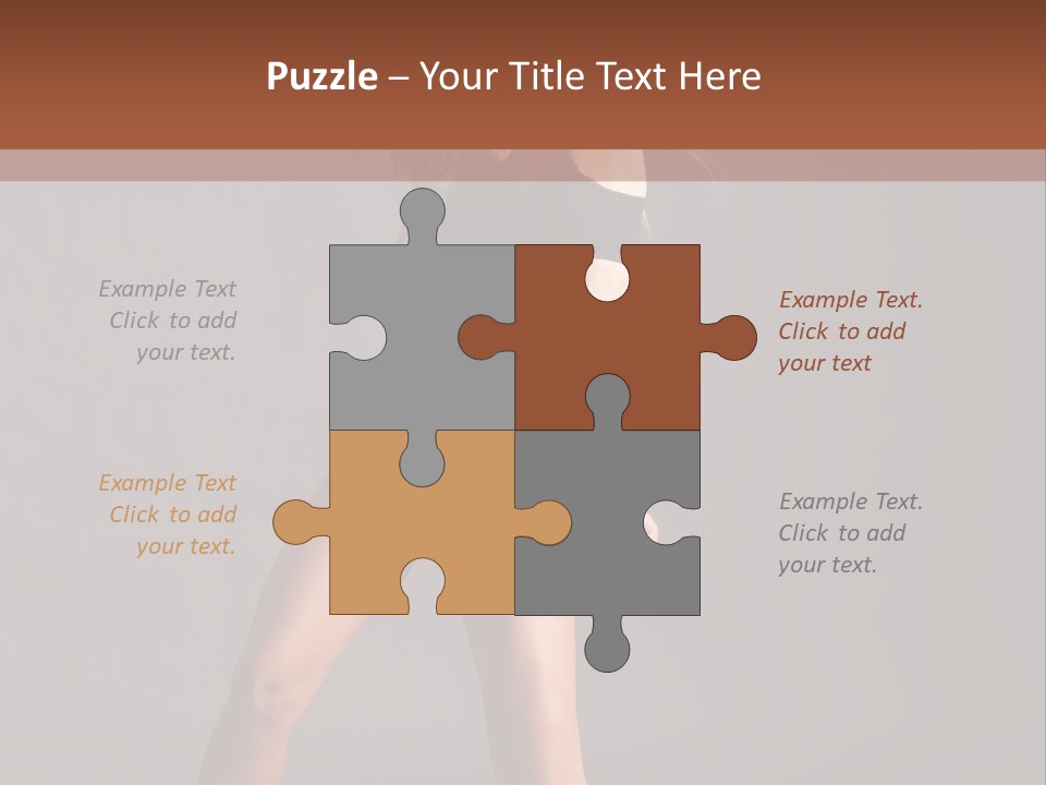 Performer Female Disco PowerPoint Template