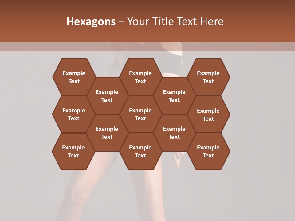 Performer Female Disco PowerPoint Template