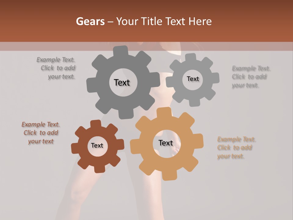 Performer Female Disco PowerPoint Template