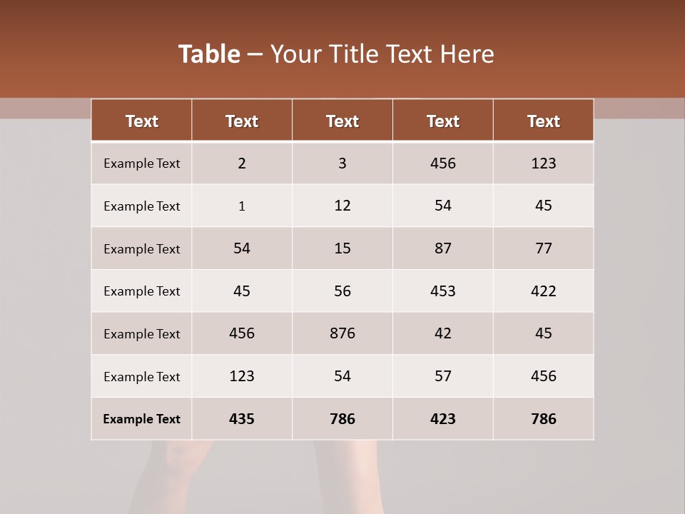 Performer Female Disco PowerPoint Template