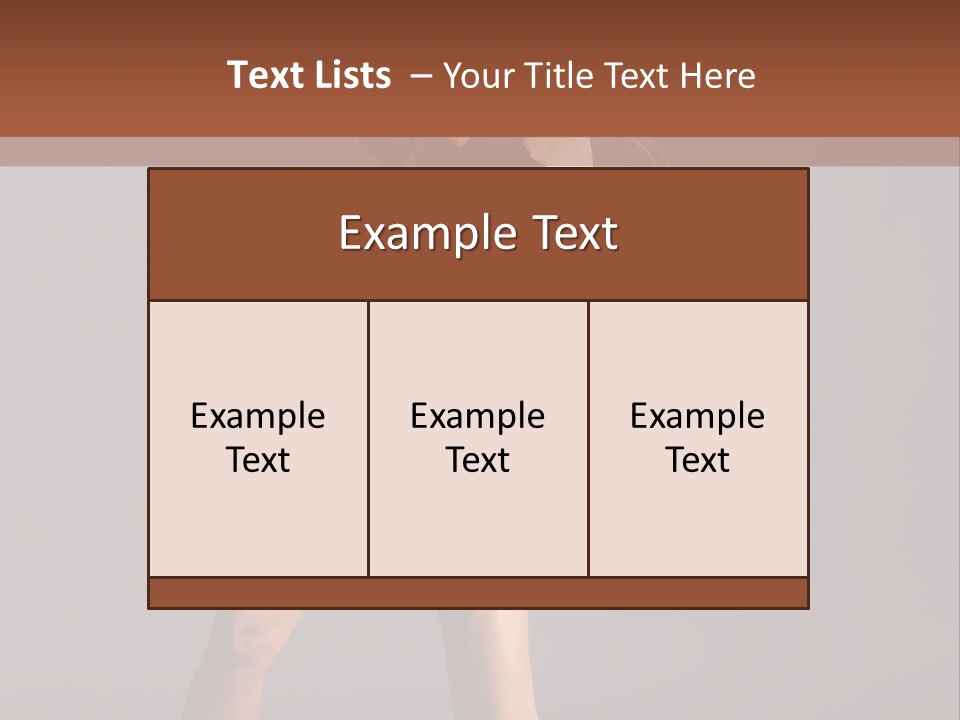 Performer Female Disco PowerPoint Template