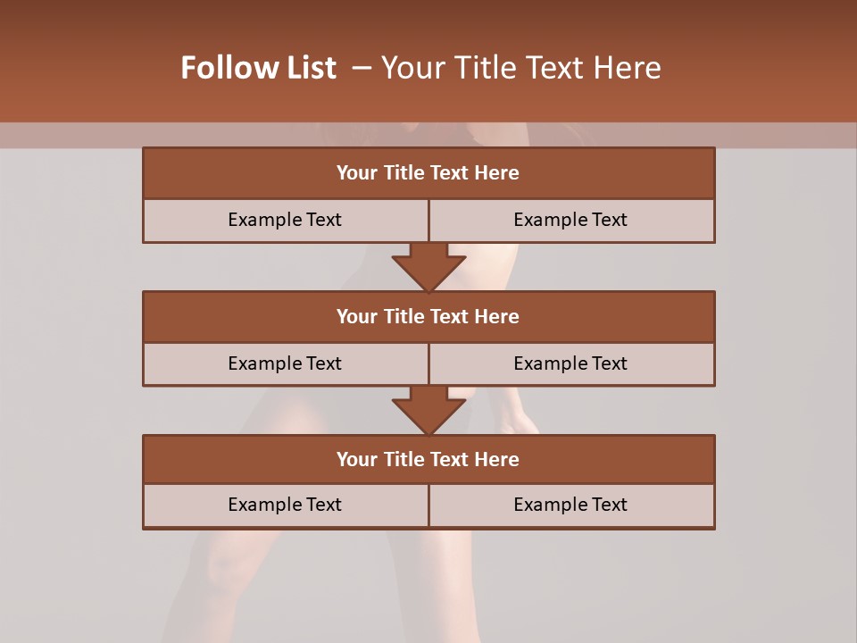 Performer Female Disco PowerPoint Template