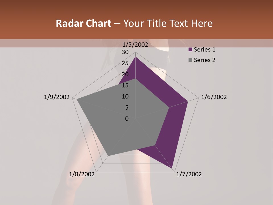 Performer Female Disco PowerPoint Template