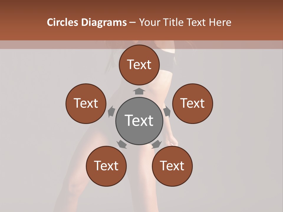 Performer Female Disco PowerPoint Template