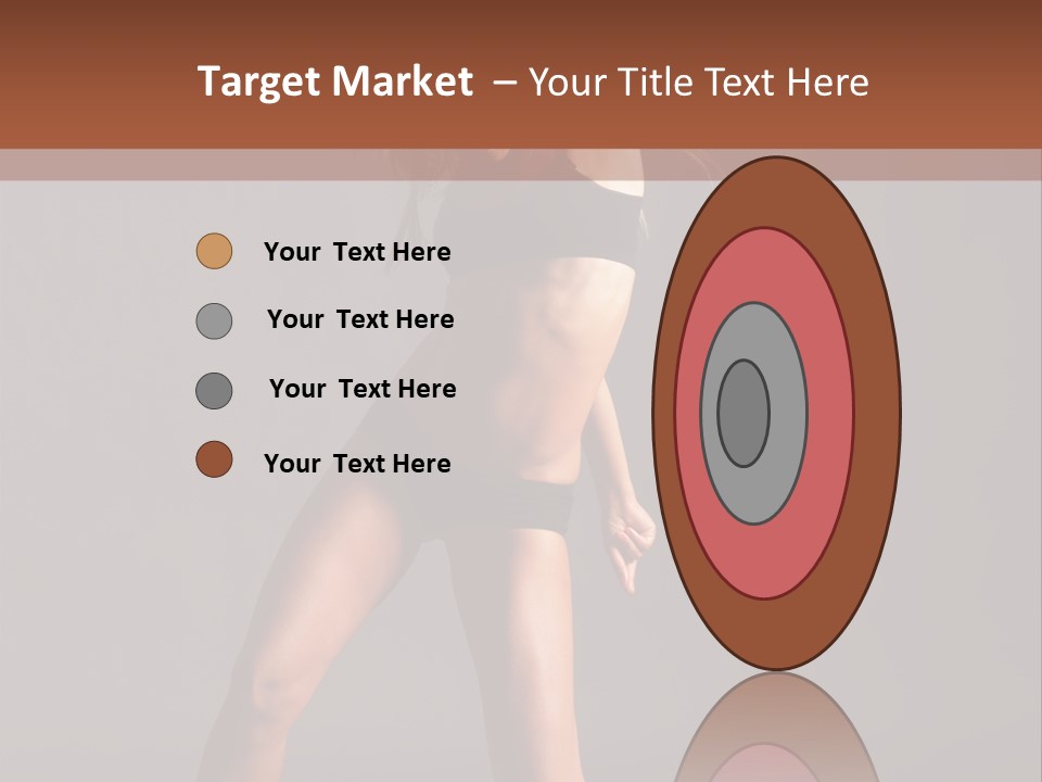 Performer Female Disco PowerPoint Template