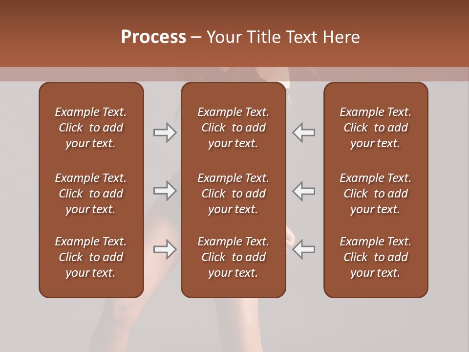 Performer Female Disco PowerPoint Template