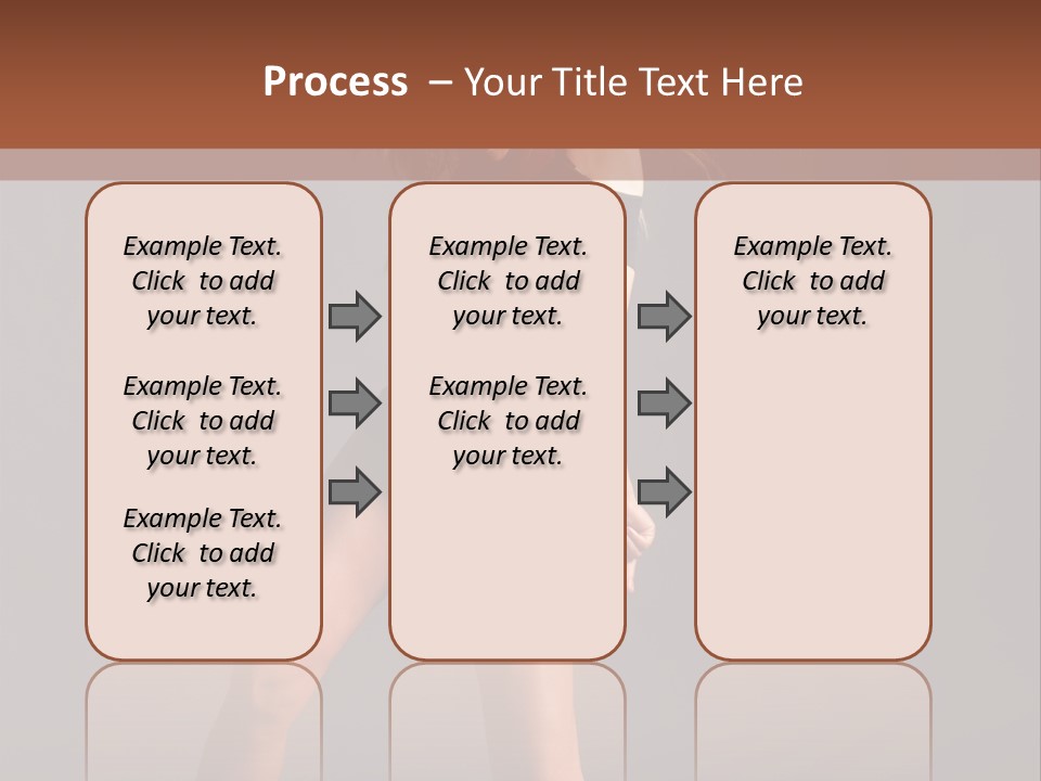 Performer Female Disco PowerPoint Template