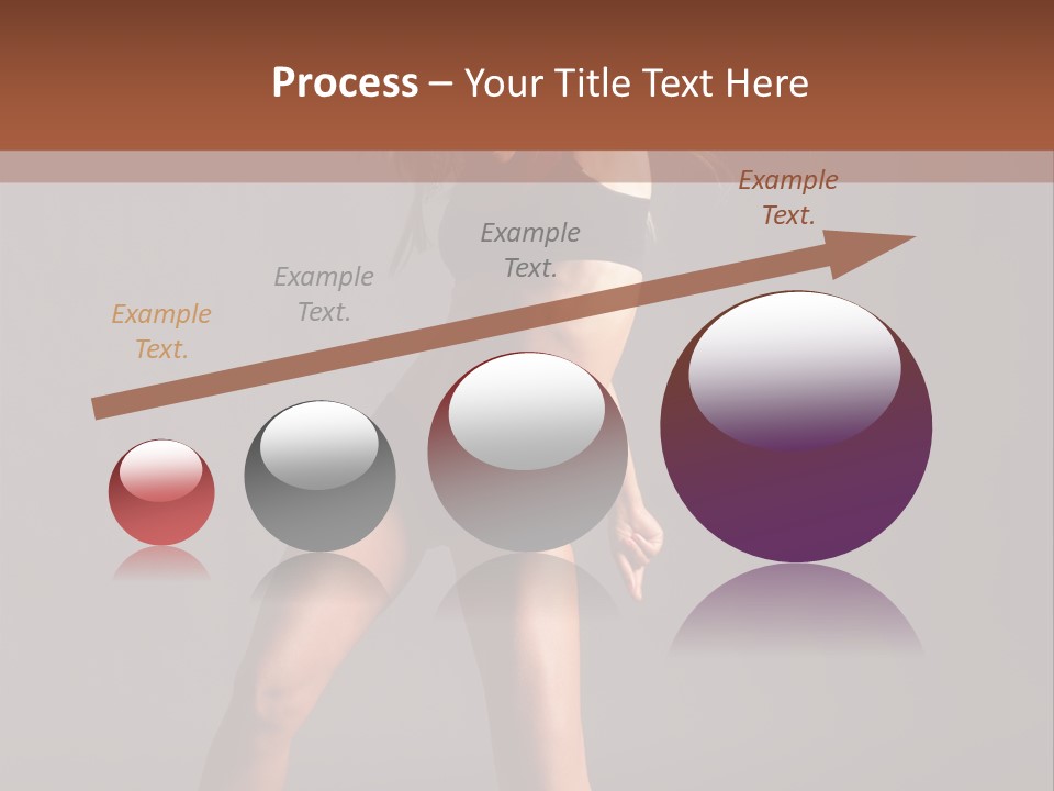 Performer Female Disco PowerPoint Template