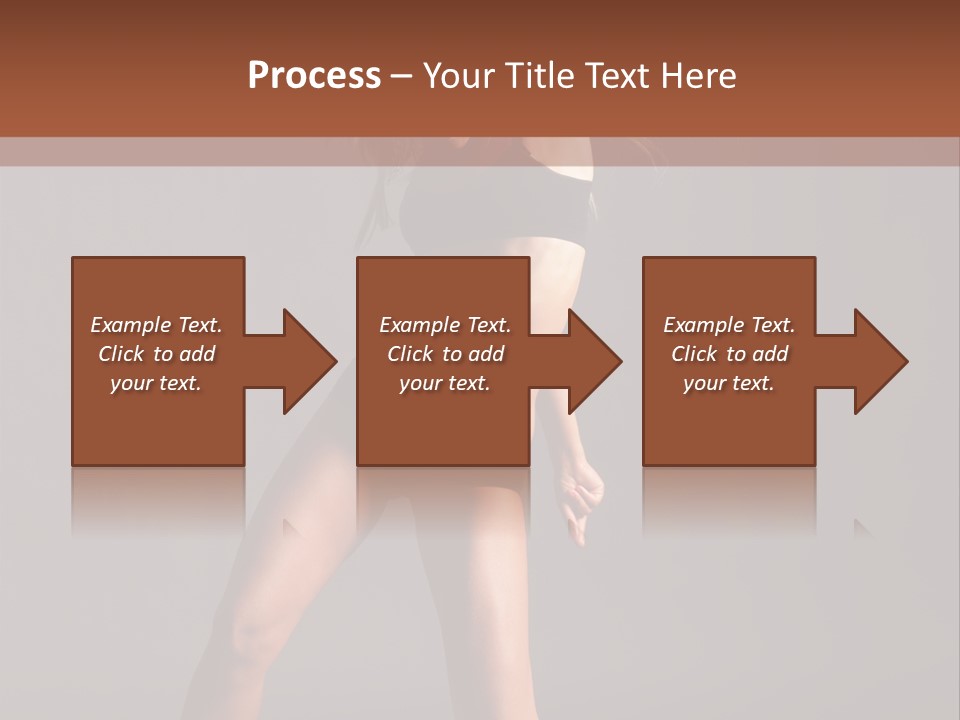 Performer Female Disco PowerPoint Template