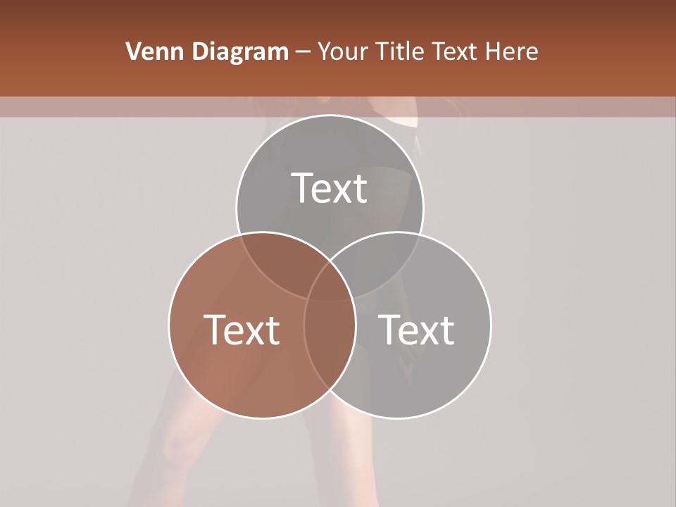 Performer Female Disco PowerPoint Template