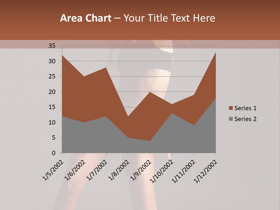 Performer Female Disco PowerPoint Template