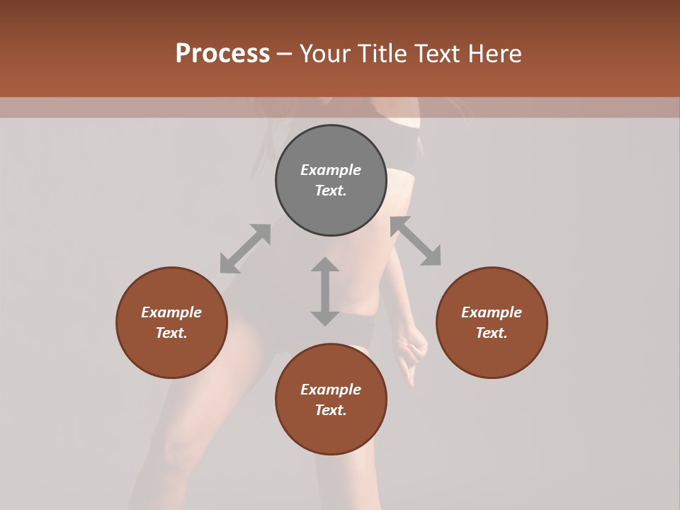 Performer Female Disco PowerPoint Template