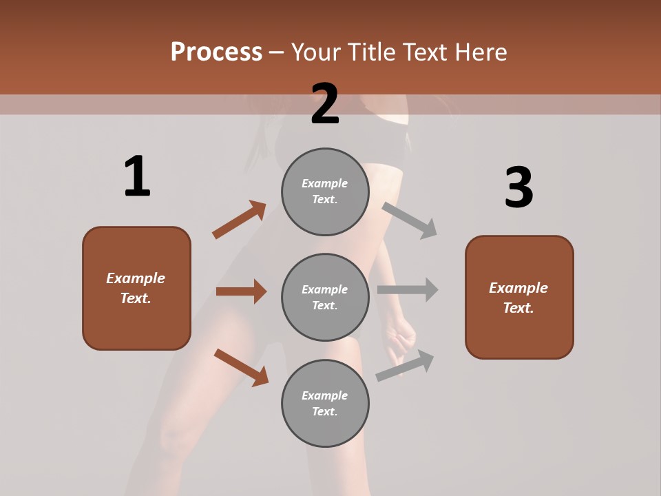 Performer Female Disco PowerPoint Template