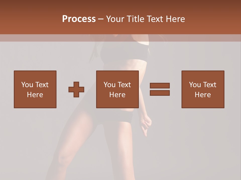 Performer Female Disco PowerPoint Template