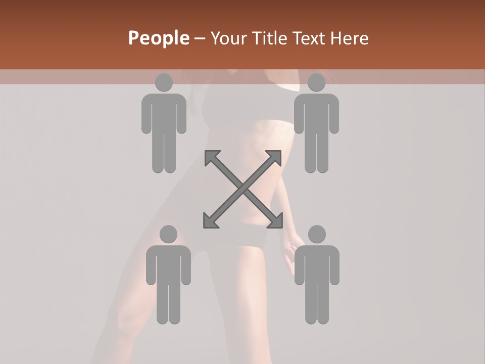 Performer Female Disco PowerPoint Template