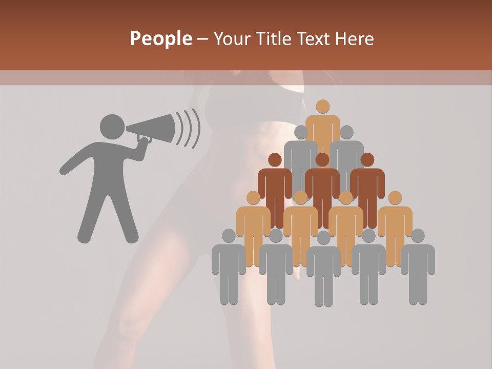 Performer Female Disco PowerPoint Template