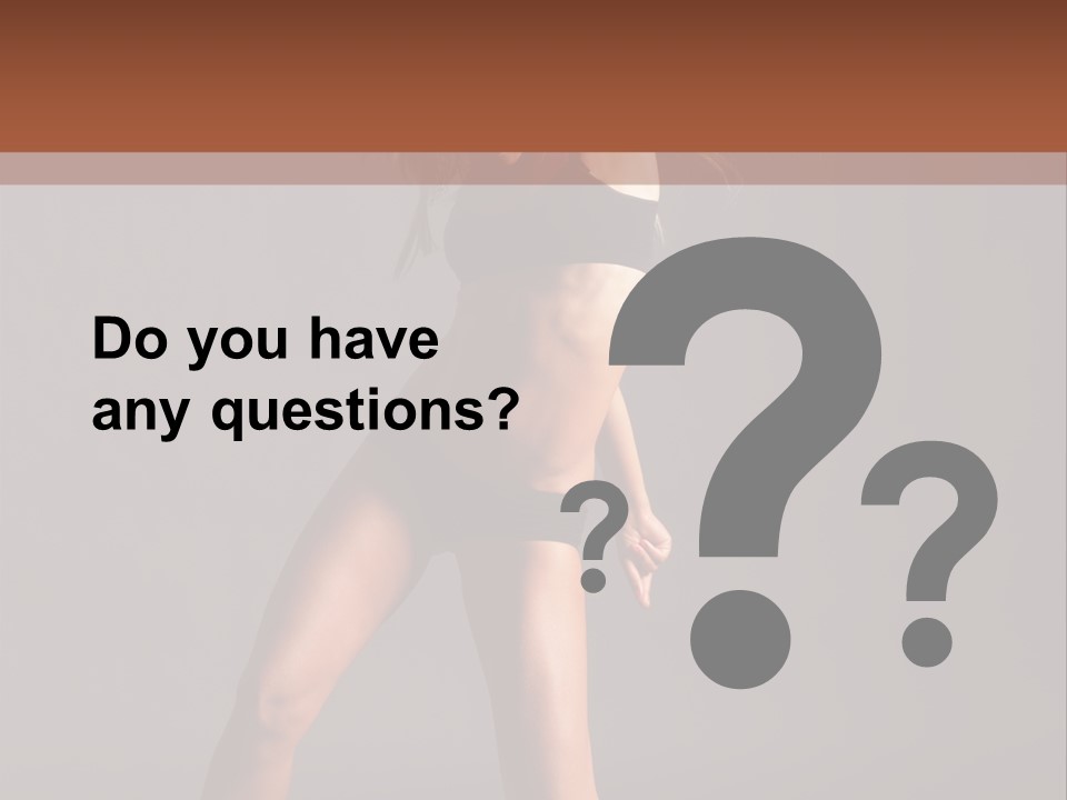 Performer Female Disco PowerPoint Template