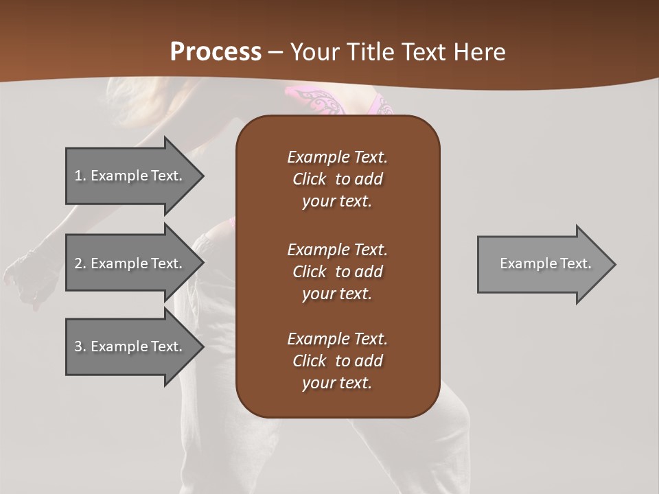 Femininity Voluptuous Blond PowerPoint Template