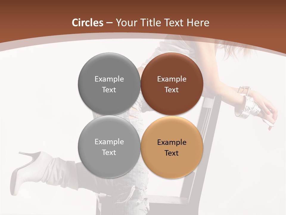 People Modern Pose PowerPoint Template