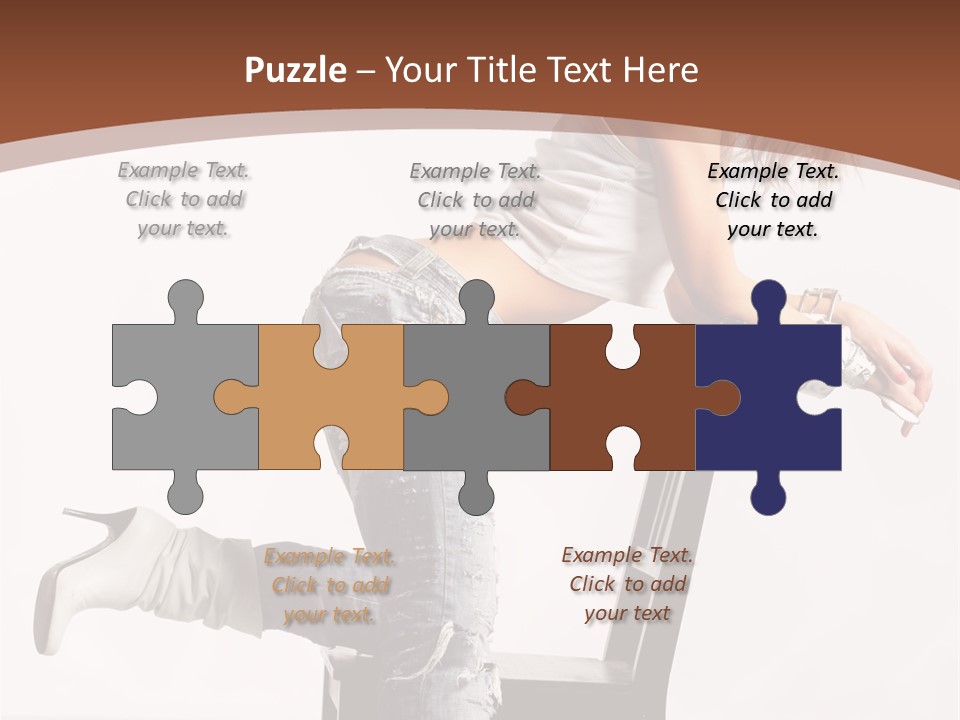 People Modern Pose PowerPoint Template