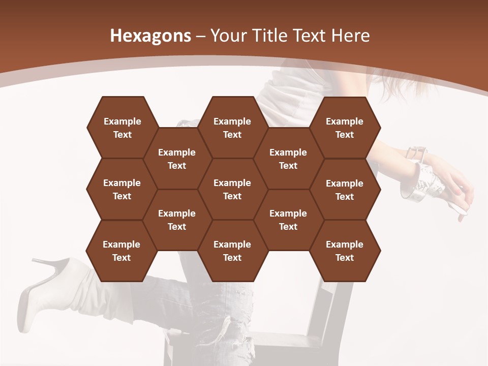 People Modern Pose PowerPoint Template