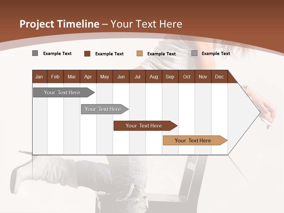 People Modern Pose PowerPoint Template