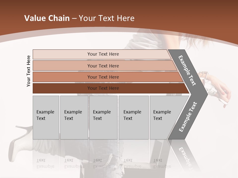 People Modern Pose PowerPoint Template